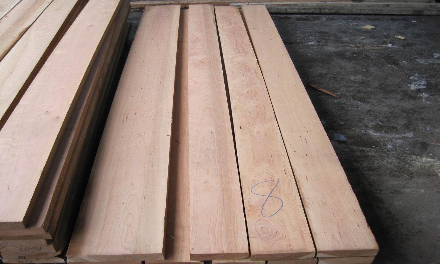 cherry hardwood lumber