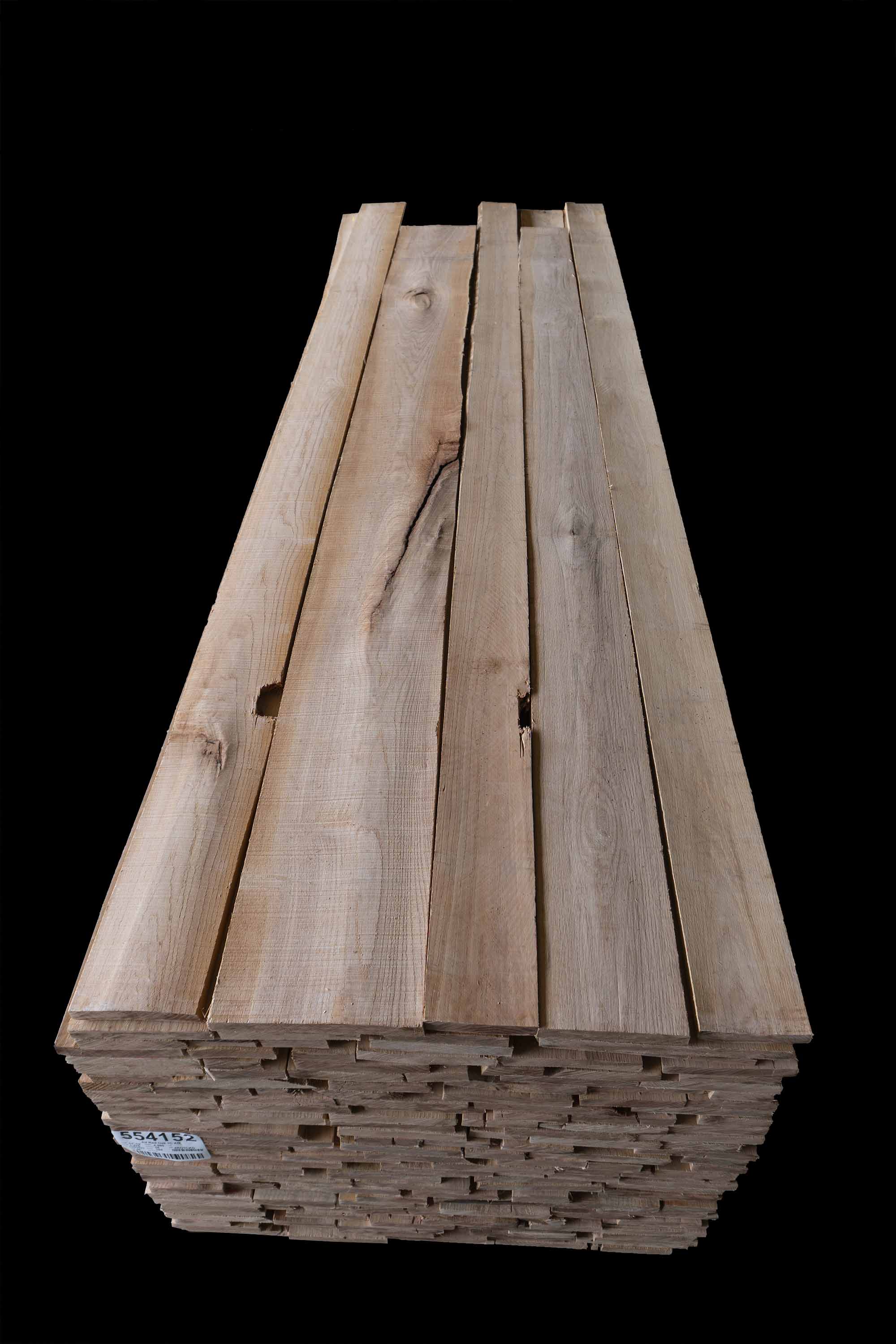 4/4 Red Oak 1 Common 11'-12' - Course 3 - Front