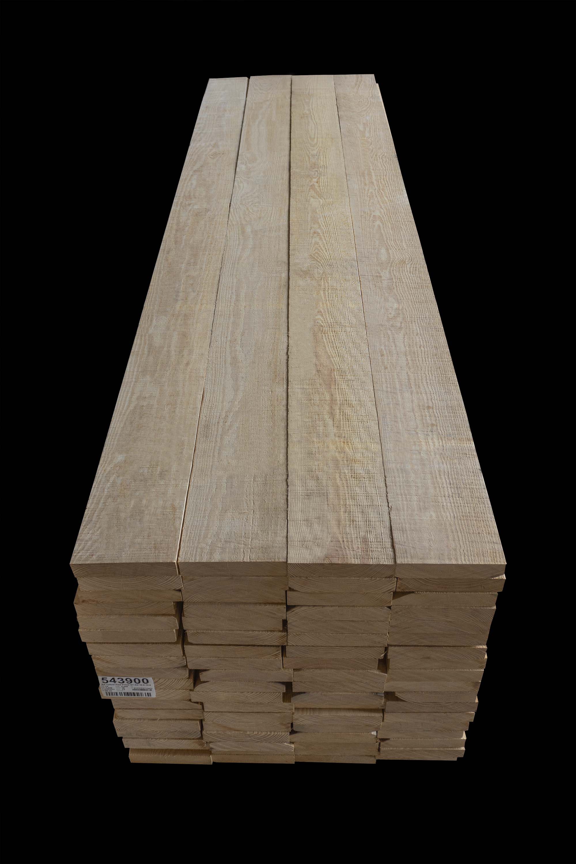 8/4 Southern Yellow Pine Prime 10" - 10.5" - Course 1 - Front