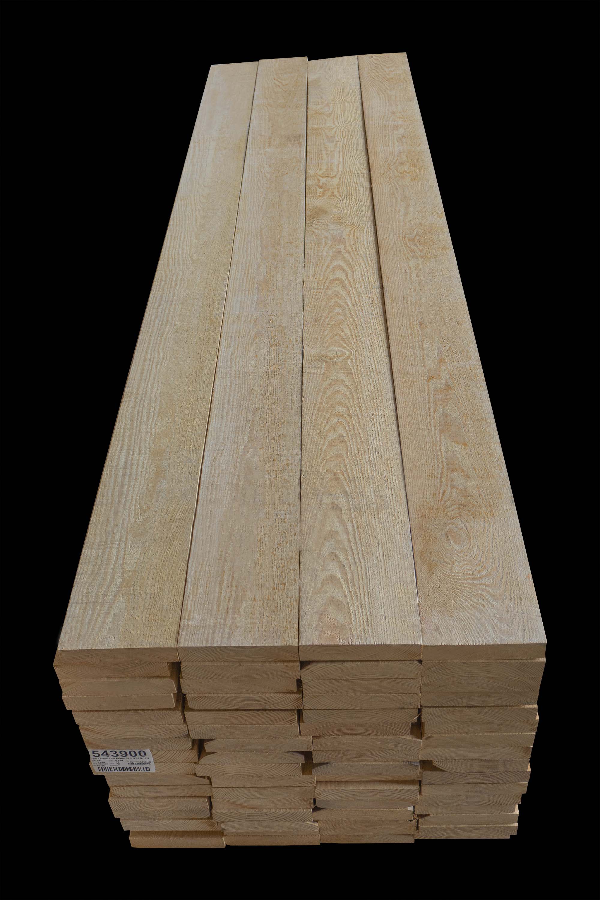 8/4 Southern Yellow Pine Prime 10" - 10.5" - Course 3 - Front