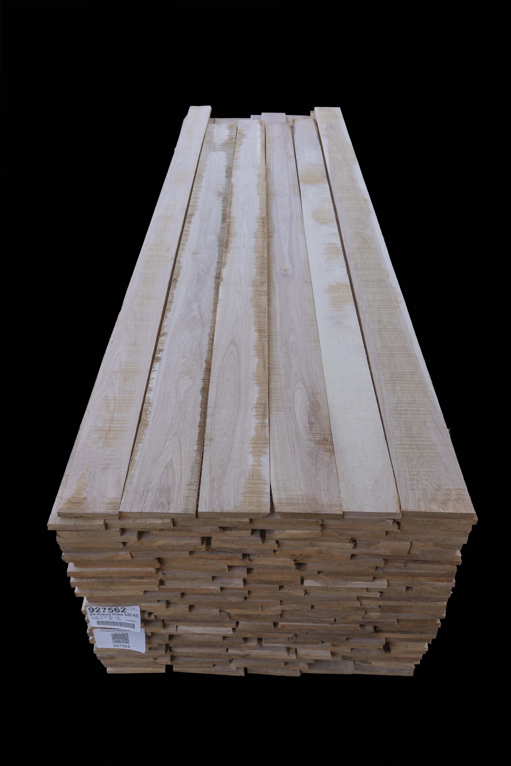 4/4 Hickory Prime - 11'-12' - S2S - Course 3 - Front